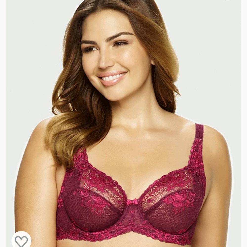 Paramour by Felina Bra: Madison Unlined Full-Coverage Lace Bra 115946